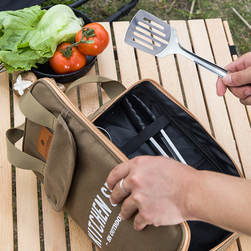 Camping Cooking Cutlery Set - 8pcs 캠핑 주방 조리기구 세트 휴대용