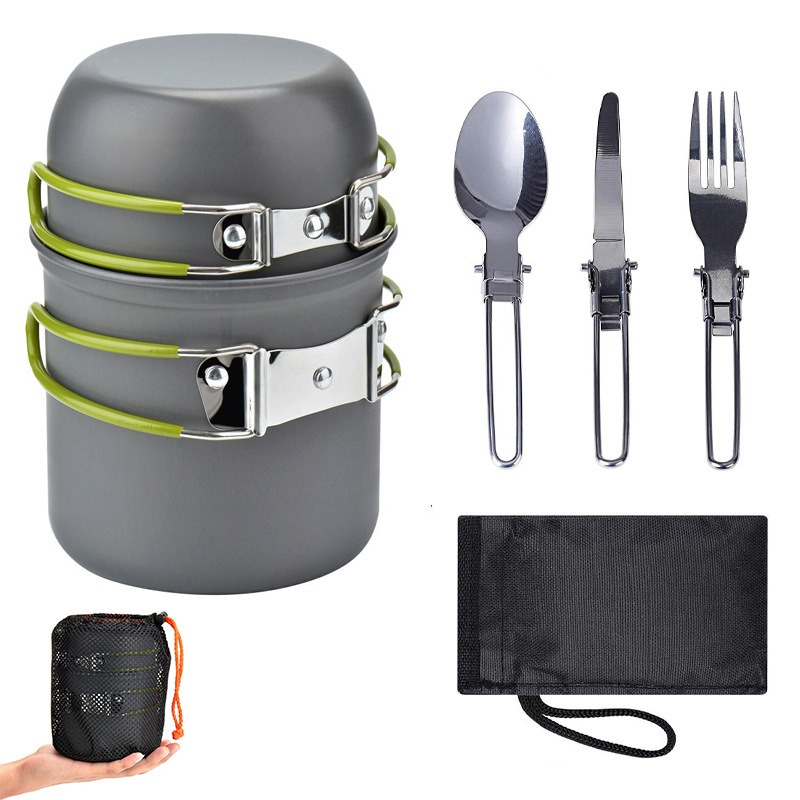 Camping Lightweight Cooking Pot - 야외 휴대용 캠핑 조리기구 고온 저항성