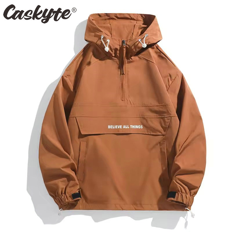 Camping Cooking Windbreak - 2026 CASKYTE 남성 하이킹 재킷 방수