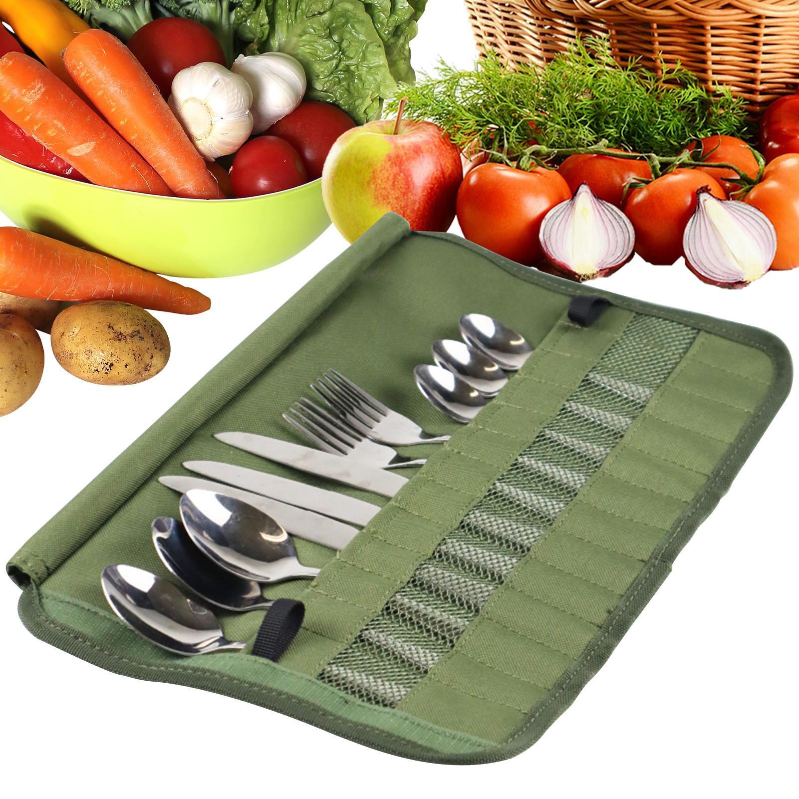 Camping Cooking Box Set - 캠핑 식기류 롤백 주방 조리기구 세트