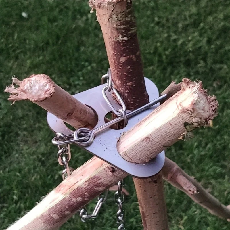 Camping Hanging Cooking Pot - 야외 바베큐 삼각대 휴대용 분리형 걸이식
