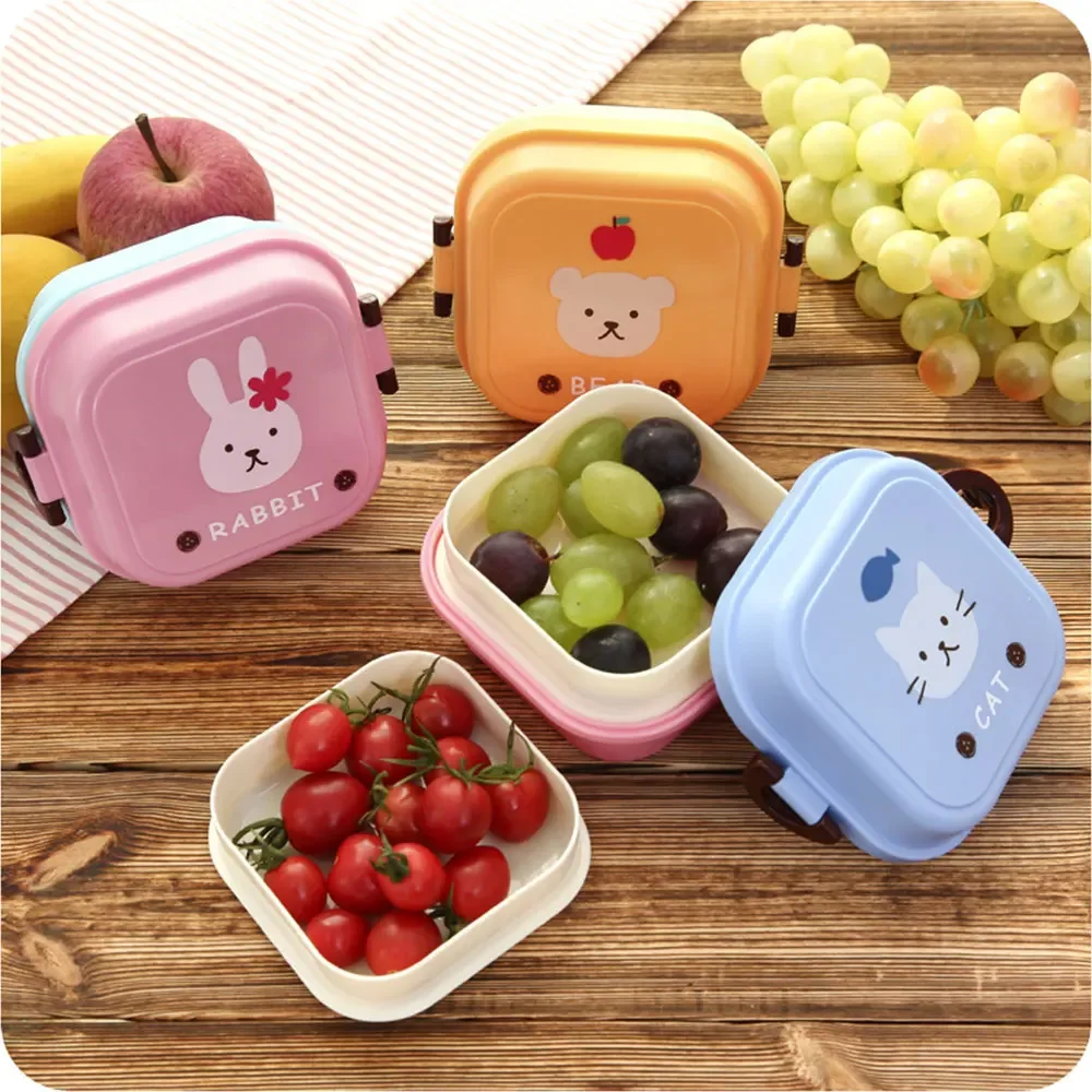 Camping Cooking Box Set - 어린이 미니 귀여운 만화 음식 보관함