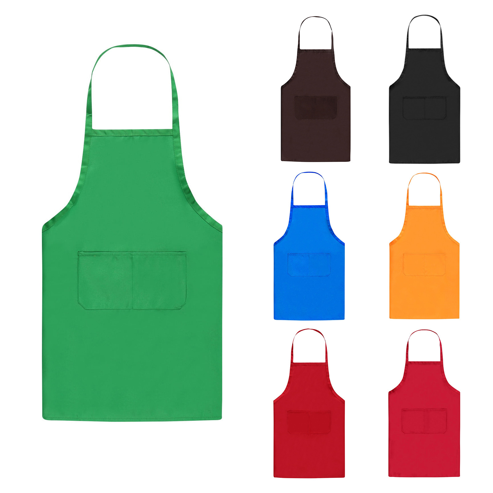 Camping Cooking Apron - 더블 포켓이 있는 여성과 남성을 위한