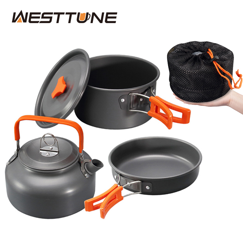 Camping Cooking Kettle - WESTTUNE 캠핑 조리기구 키트 알루미늄 야외