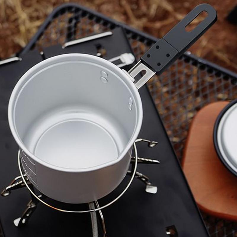 Camping Lightweight Cooking Pot - 접이식 캠핑 냄비 700ml 알루미늄 합금