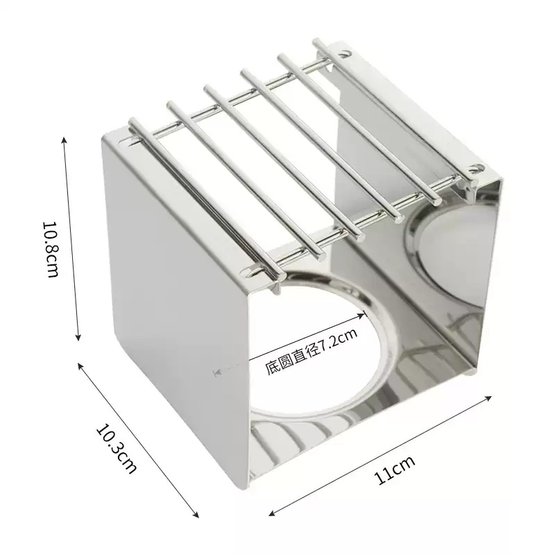 Camping Cooking Tin - 스테인리스 스틸 사각 커피 스토브 스탠드,