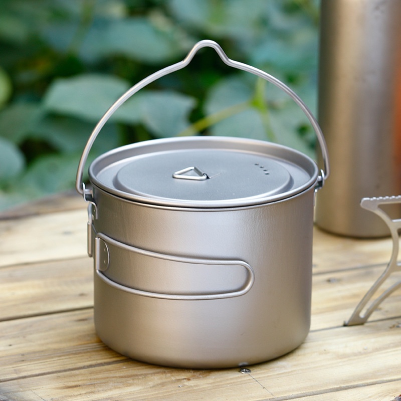 Camping Hanging Cooking Pot - 야외용 걸이식 수프 냄비 대용량 캠핑