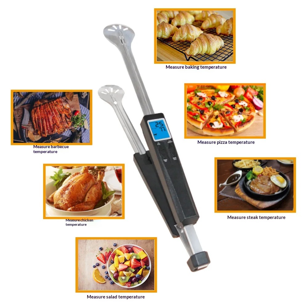 Meat Thermometer Camp - 클로형 즉시 판독 온도계, 백라이트가 있는