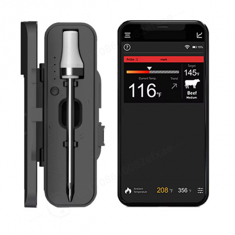 Meat Thermometer Camp - 무선 블루투스 스마트 고기 온도계 SUS304