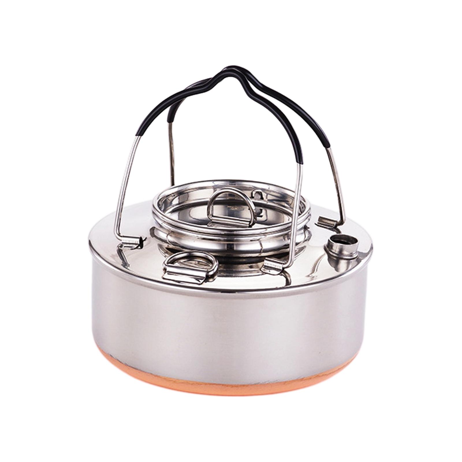 요리용 휴대용 주전자, 야외 바베큐 및 낚시용 경량 티 - Camping Lightweight Cooking Pot 리뷰 및 가격