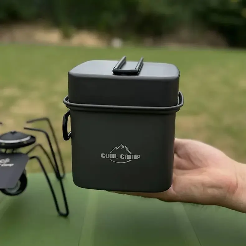 야외 캠핑 사각 냄비 접이식 휴대용 알루미늄 합금 도시 - Camping Cooking Box Set 리뷰 및 가격