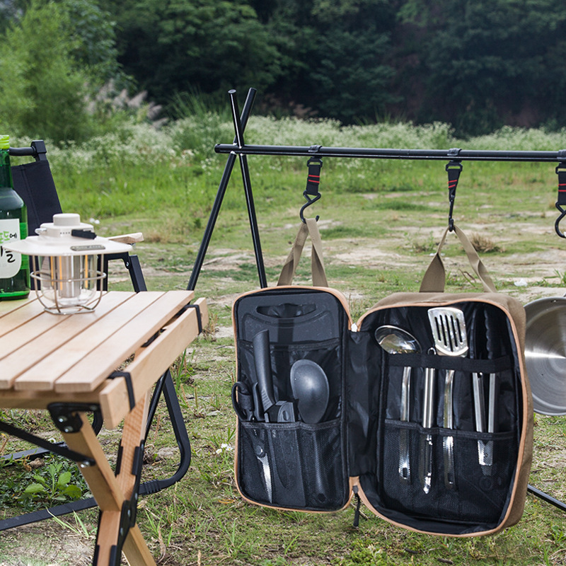 8pcs 캠핑 주방 조리기구 세트 휴대용 가방 야외 여 - Camping Cooking Cutlery Set 리뷰 및 가격
