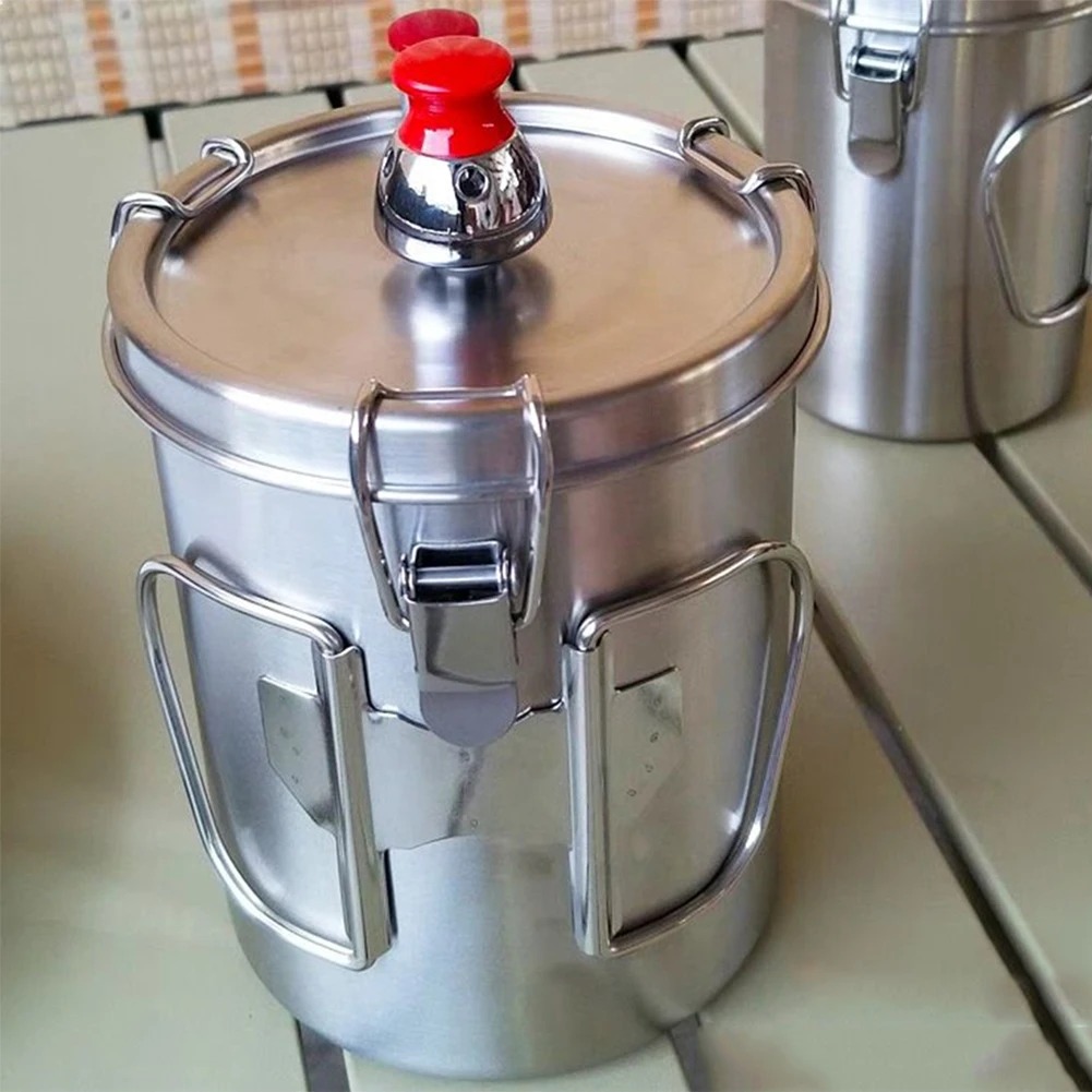 초경량 미니 압력솥 304 스테인리스 스틸 접이식 손잡 - Camping Cooking Kettle 리뷰 및 가격