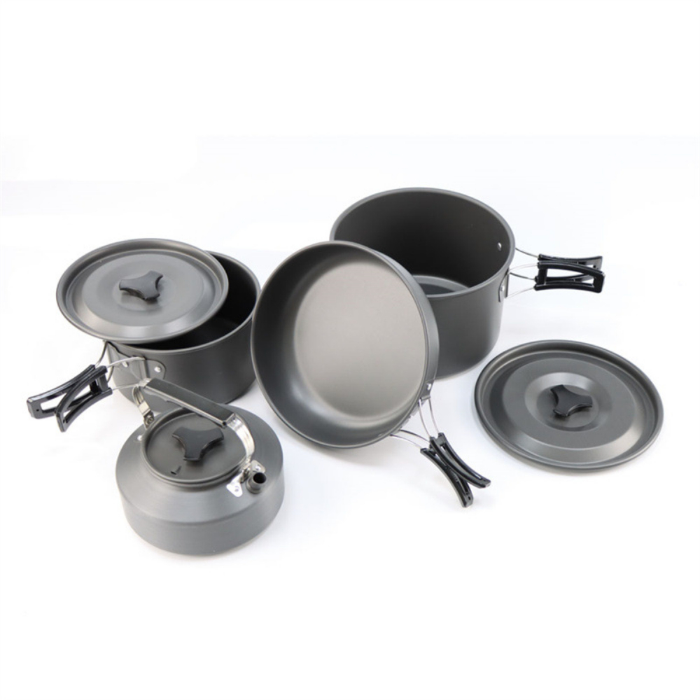 경량 알루미늄 합금 야외 캠핑 조리 세트 대형 2-4단 - Camping Lightweight Cooking Pot 리뷰 및 가격
