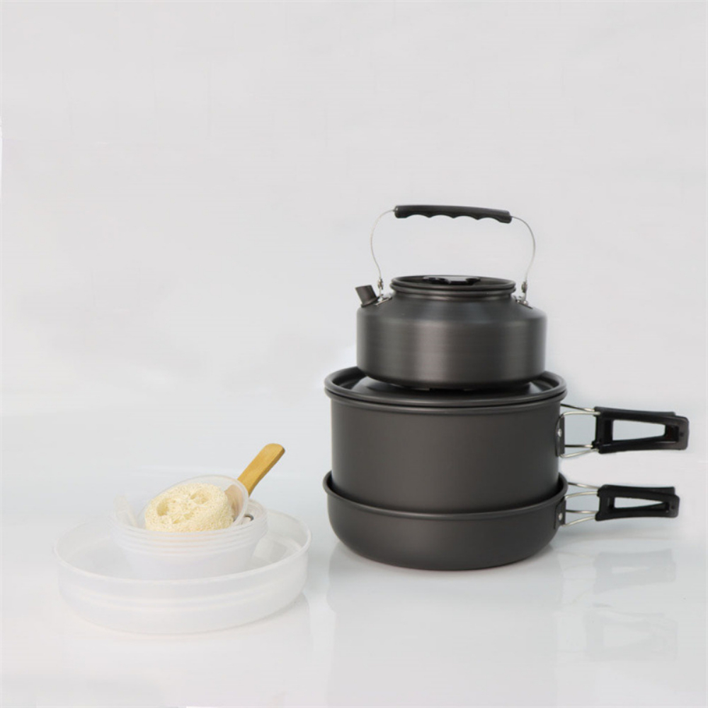 경량 알루미늄 합금 야외 캠핑 조리 세트 대형 2-4단 - Camping Lightweight Cooking Pot 리뷰 및 가격