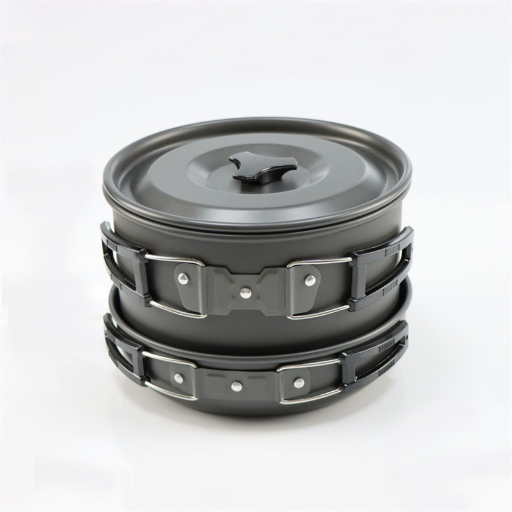 경량 알루미늄 합금 야외 캠핑 조리 세트 대형 2-4단 - Camping Lightweight Cooking Pot 리뷰 및 가격