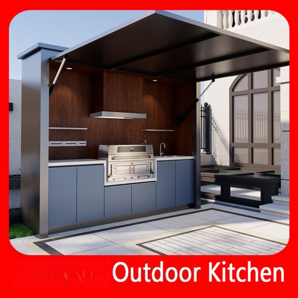 이동식 야외 주방 아일랜드 접이식 바베큐 그릴 스테이션 - Camping Cooking Dining Set 리뷰 및 가격