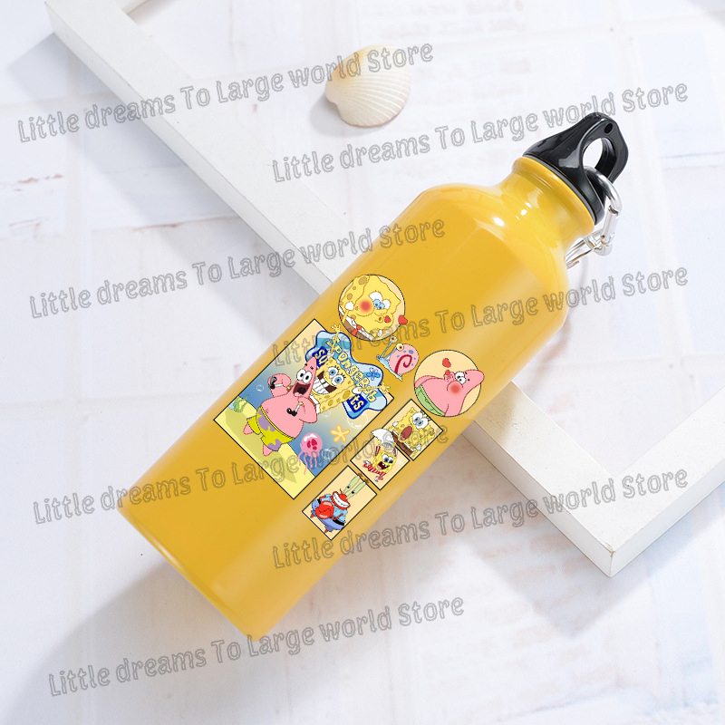 스폰지밥 알루미늄 물병 야외 자전거 스포츠용 노란색 물 - Camping Cooking Tin 리뷰 및 가격