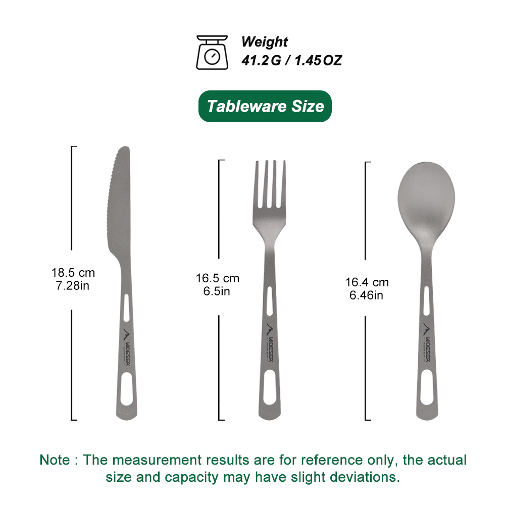 Widesea 캠핑 요리 세트 스포크 티타늄 스푼 여행 - Camping Cooking Cutlery Set 리뷰 및 가격