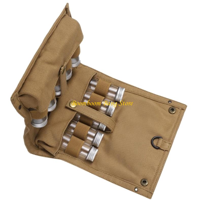 270C 접는 캔버스 향신료 가방 배낭 여행 및 굽고  - Spice Kit Compact 리뷰 및 가격