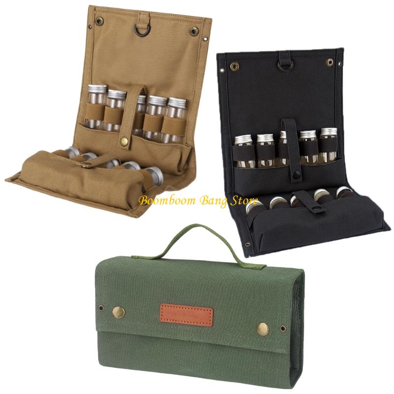 270C 접는 캔버스 향신료 가방 배낭 여행 및 굽고  - Spice Kit Compact 리뷰 및 가격