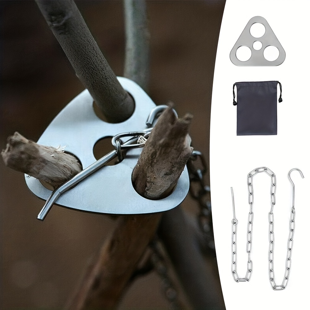 휴대용 분리형 야외 바베큐 삼각대 교수형 랙 스테인레스 - Camping Hanging Cooking Pot 리뷰 및 가격