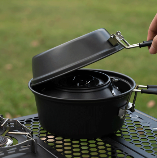 경량 알루미늄 합금 캠핑 조리기구 세트 3종 냄비 프라 - Camping Lightweight Cooking Pot 리뷰 및 가격