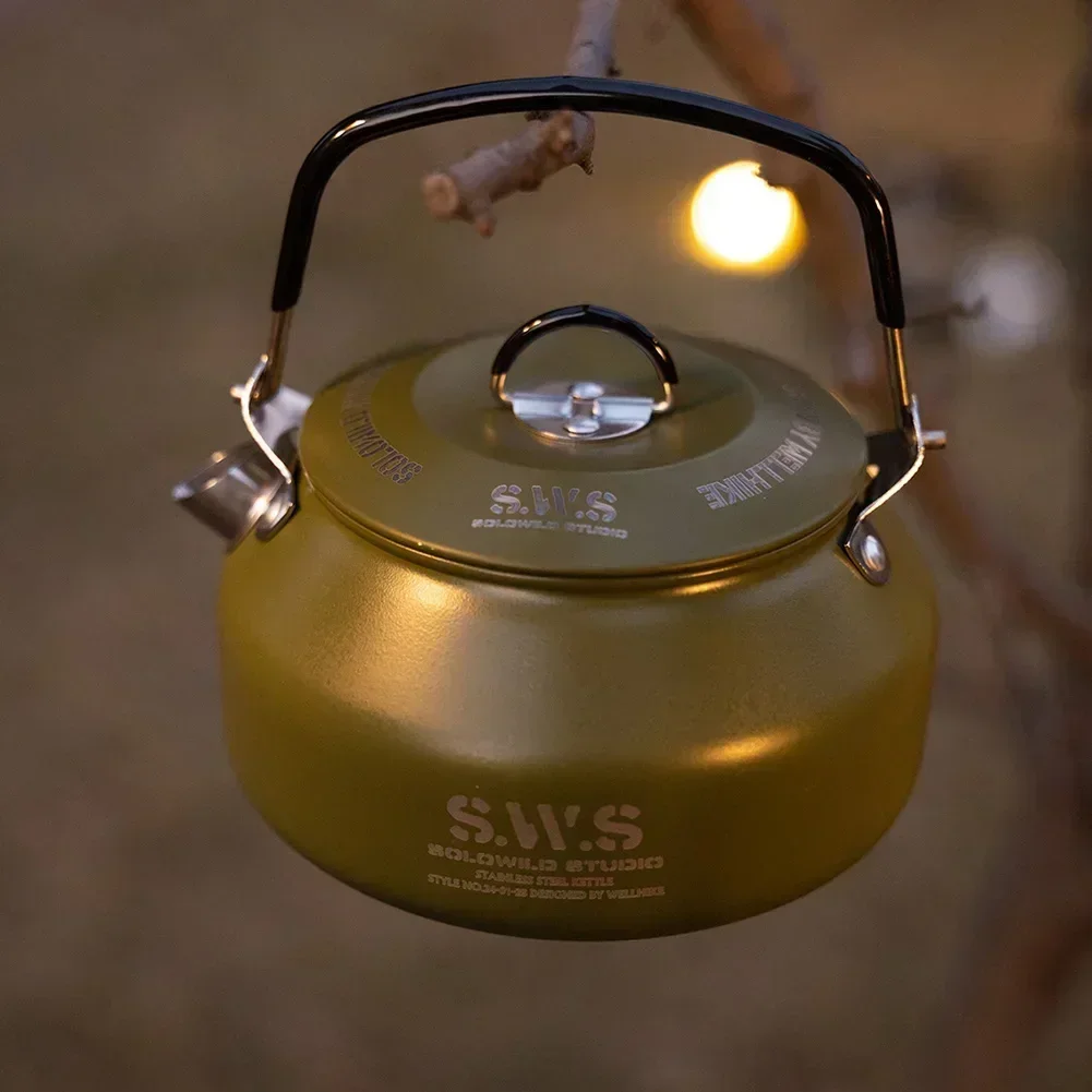 스테인레스 스틸 주전자 0.8L 휴대용 초경량 하이킹  - Camping Cooking Kettle 리뷰 및 가격