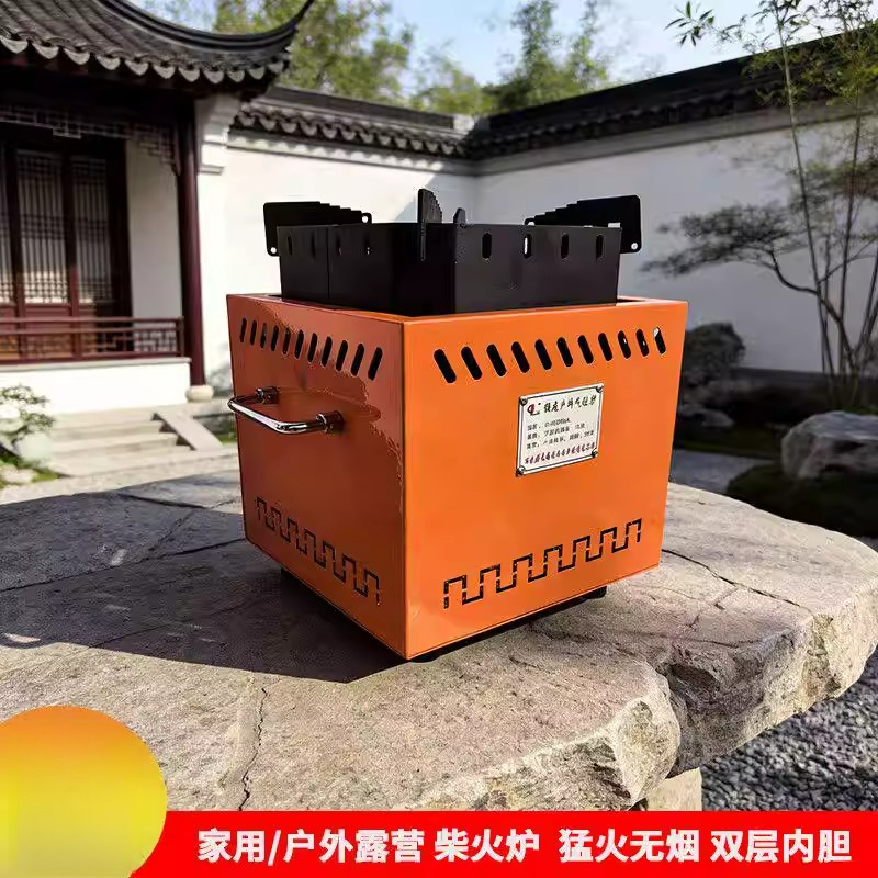 두꺼운 가스화 연료 나무 난로 야외 가정 캠핑 피크닉  - Camping Cooking Electric 리뷰 및 가격