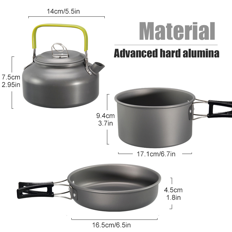 WESTTUNE 캠핑 조리기구 키트 알루미늄 야외 휴대 - Camping Cooking Kettle 리뷰 및 가격