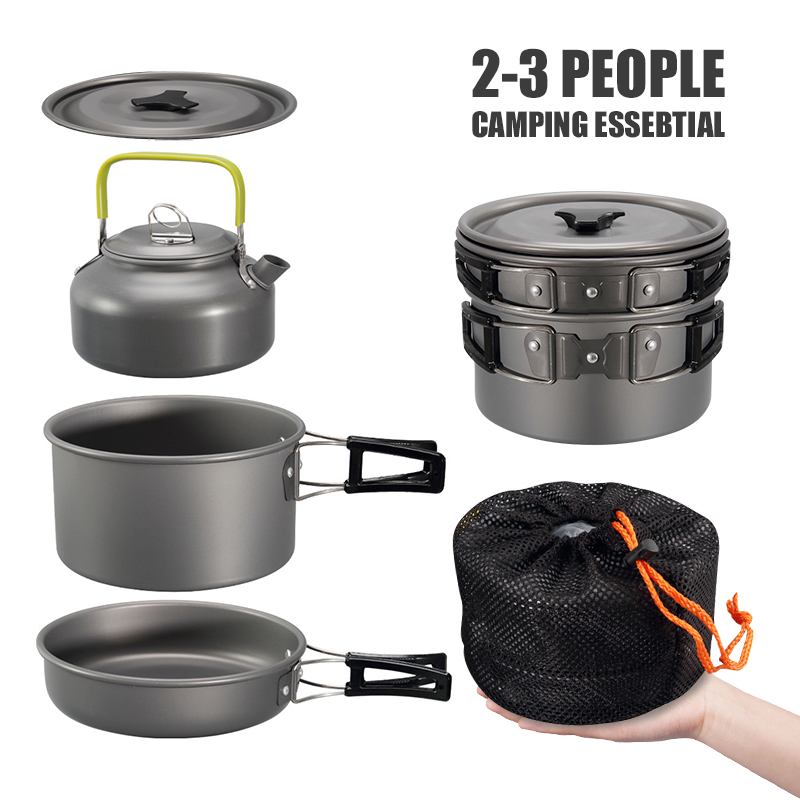 WESTTUNE 캠핑 조리기구 키트 알루미늄 야외 휴대 - Camping Cooking Kettle 리뷰 및 가격