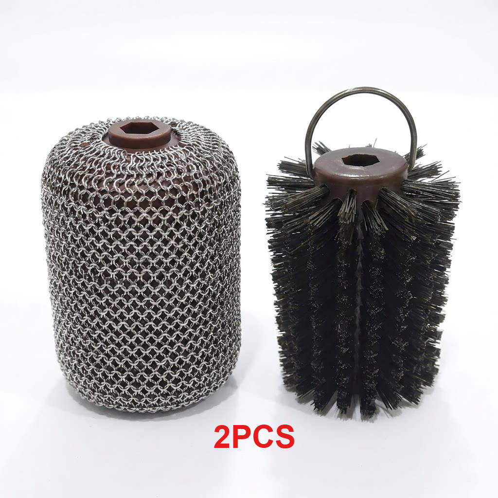 전기 바베큐 청소 브러시에 대 한 2Pcs 교체 브러시 - Camping Cooking Electric 리뷰 및 가격