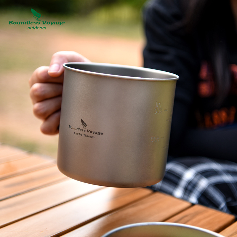순수 티타늄 접이식 손잡이 냄비 세트, 초경량 휴대용, - Camping Lightweight Cooking Pot 리뷰 및 가격