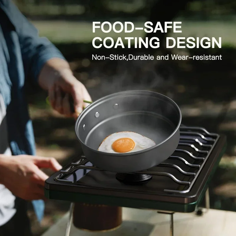 캠핑 요리 세트, 야외 주방용품 세트, 알루미늄 휴대용 - Camping Cooking Kettle 리뷰 및 가격