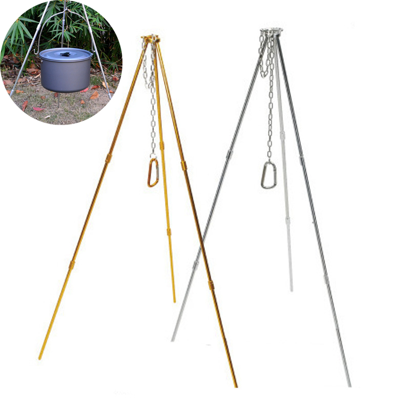 야외 캠핑 삼각대, 내구성, 휴대용, 피크닉 요리, 걸 - Camping Hanging Cooking Pot 리뷰 및 가격