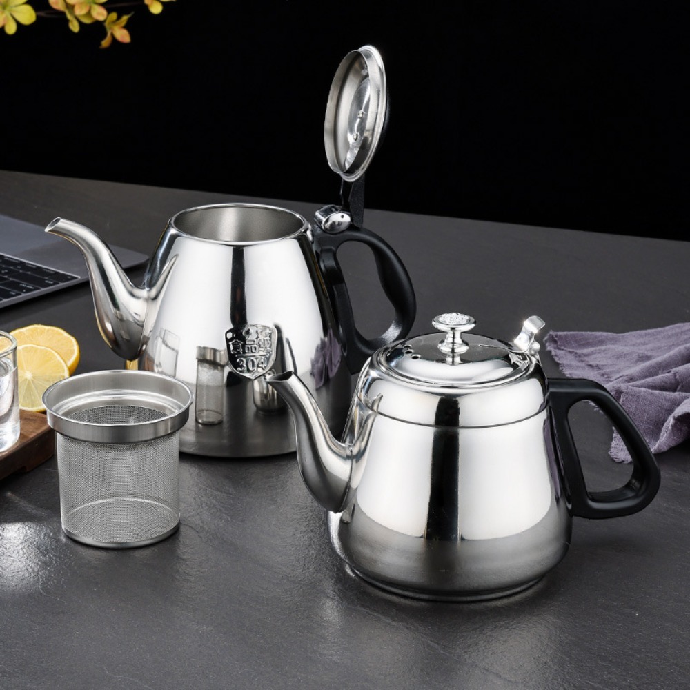 필터가 있는 스테인리스 스틸 티포트, 가볍고 휴대하기  - Camping Cooking Kettle 리뷰 및 가격