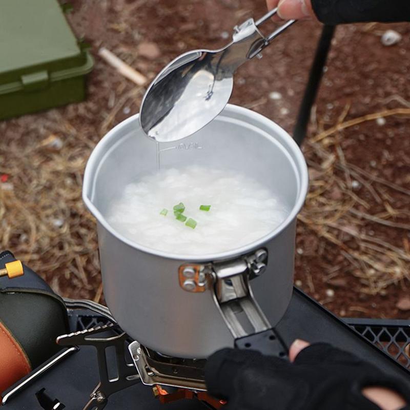 접이식 캠핑 냄비 700ml 알루미늄 합금 냄비 손잡이 - Camping Lightweight Cooking Pot 리뷰 및 가격