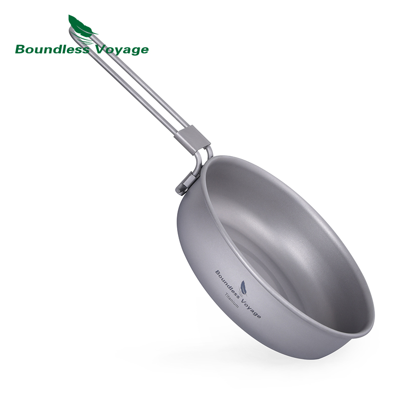 무한 항해 접이식 손잡이가있는 초경량 티타늄 프라이팬  - Camping Cooking Tin 리뷰 및 가격