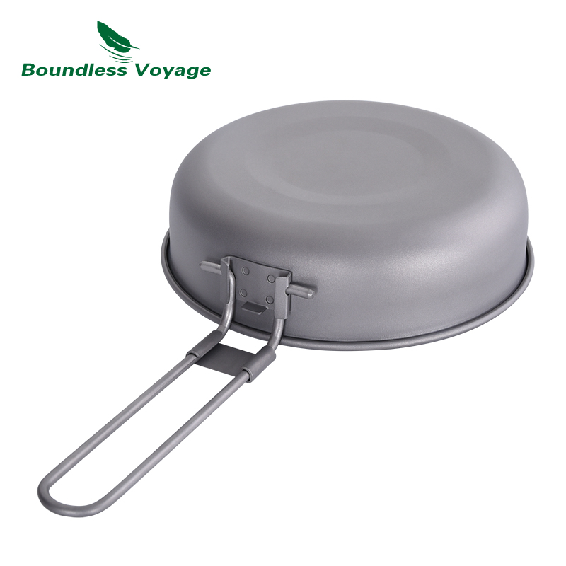 무한 항해 접이식 손잡이가있는 초경량 티타늄 프라이팬  - Camping Cooking Tin 리뷰 및 가격