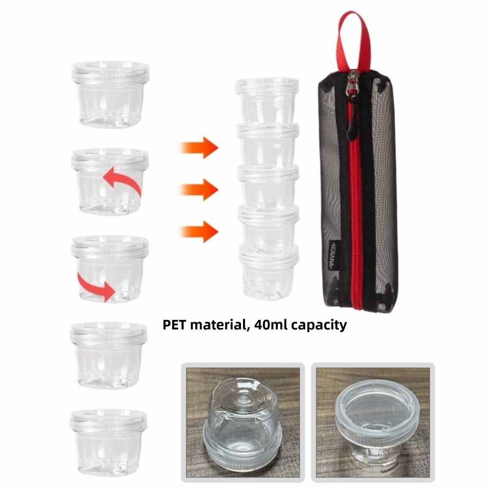 휴대용 캠핑 양념 키트 5병 투명병 여행용 양념통 컴팩 - Spice Kit Compact 리뷰 및 가격