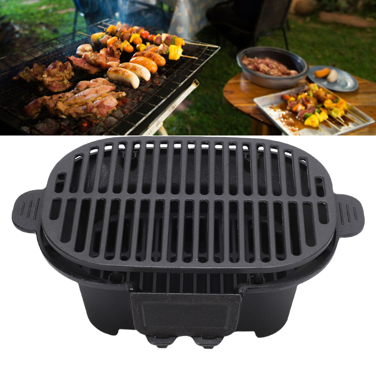 히바치 그릴 야외용 소형 휴대용 숯불 그릴 주철 일본식 - Japanese Camping Cooking 리뷰 및 가격