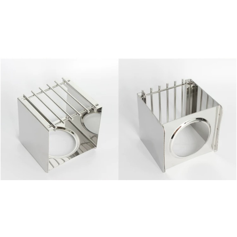 스테인리스 스틸 사각 커피 스토브 스탠드, 모카 포트  - Camping Cooking Tin 리뷰 및 가격