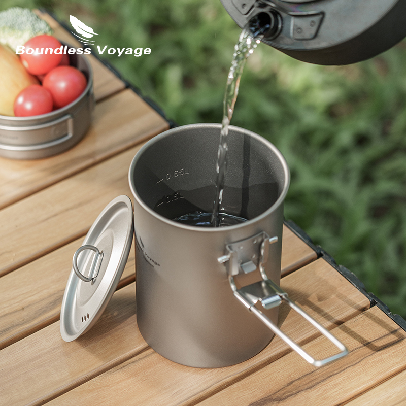 무한 항해 900ml 티타늄 냄비 컵 캠핑 조리기구 접 - Camping Lightweight Cooking Pot 리뷰 및 가격