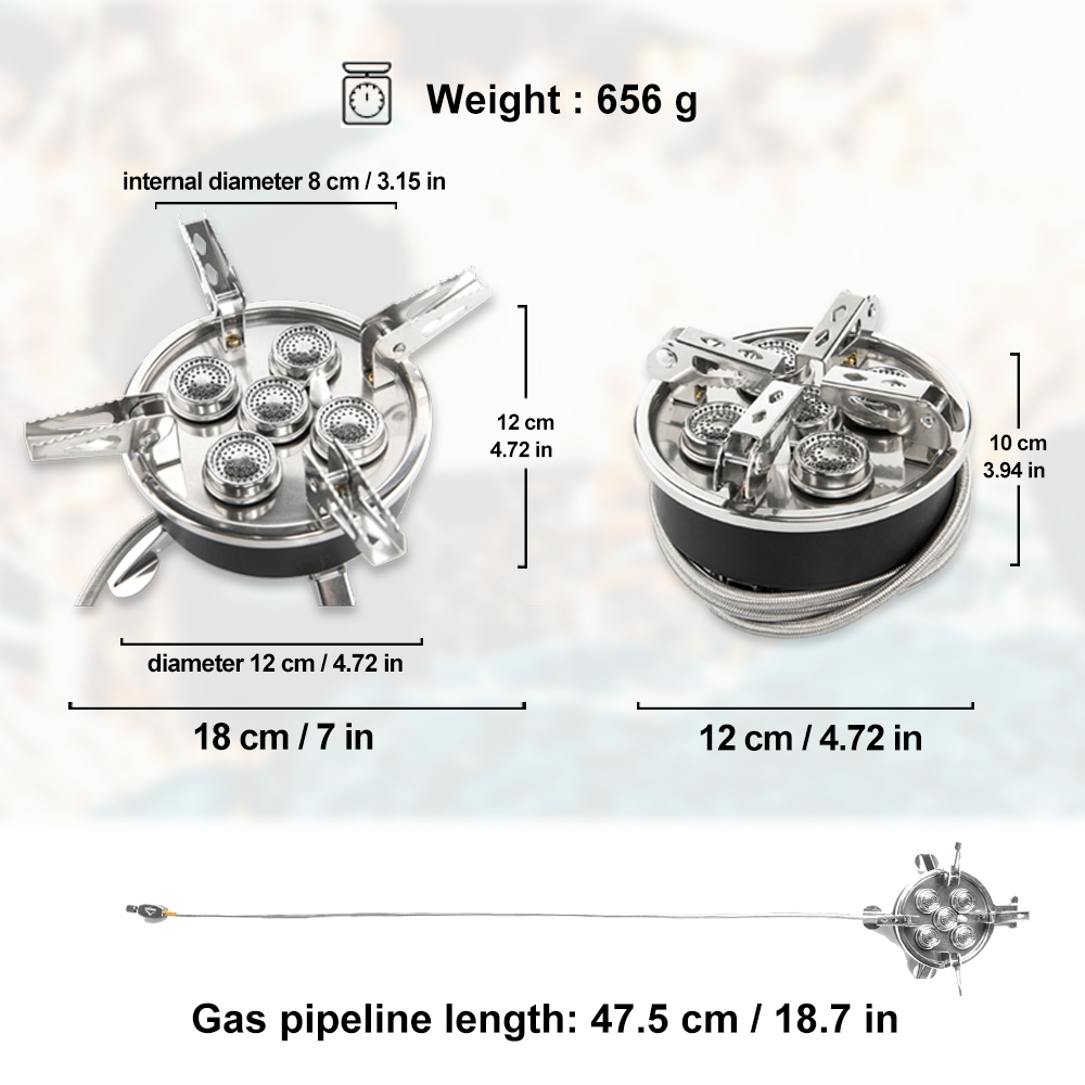 Widesea 캠핑 5in1 가스 스토브 야외 빅 파워 - Camping Cooking Grate 리뷰 및 가격