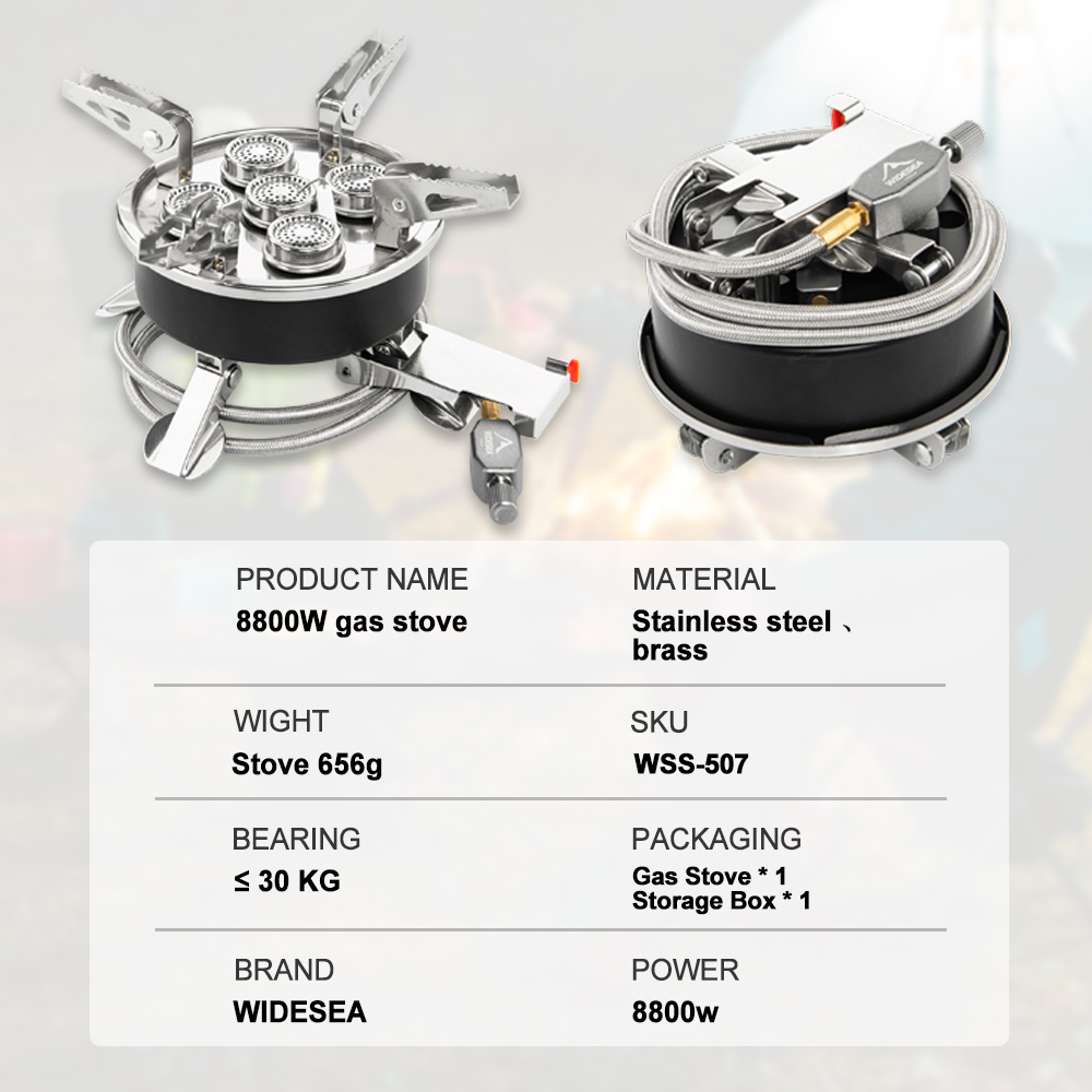 Widesea 캠핑 5in1 가스 스토브 야외 빅 파워 - Camping Cooking Grate 리뷰 및 가격