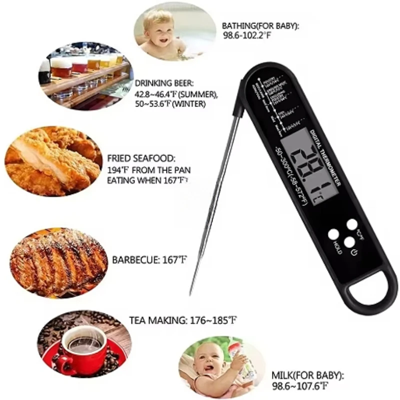 디지털 고기 온도계, 즉시 판독 가능한 음식 온도계 ( - Meat Thermometer Camp 리뷰 및 가격