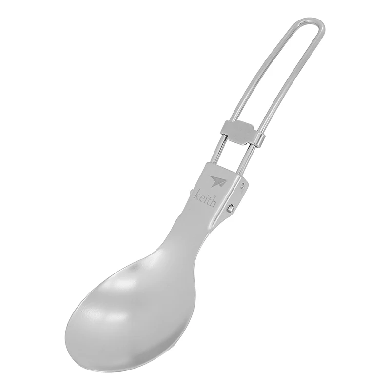 키이스 야외 티타늄 접이식 숟가락 스포크 나이프 포크  - Camping Cooking Cutlery Set 리뷰 및 가격