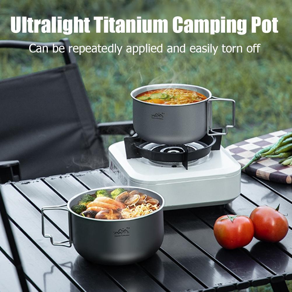 초경량 티타늄 백패킹 조리기구, 야외 하이킹 요리를 위 - Camping Cooking Kettle 리뷰 및 가격