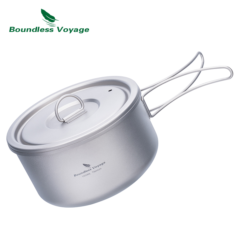 Boundless Voyage 티타늄 캠핑 냄비, 뚜껑 - Camping Cooking Tin 리뷰 및 가격