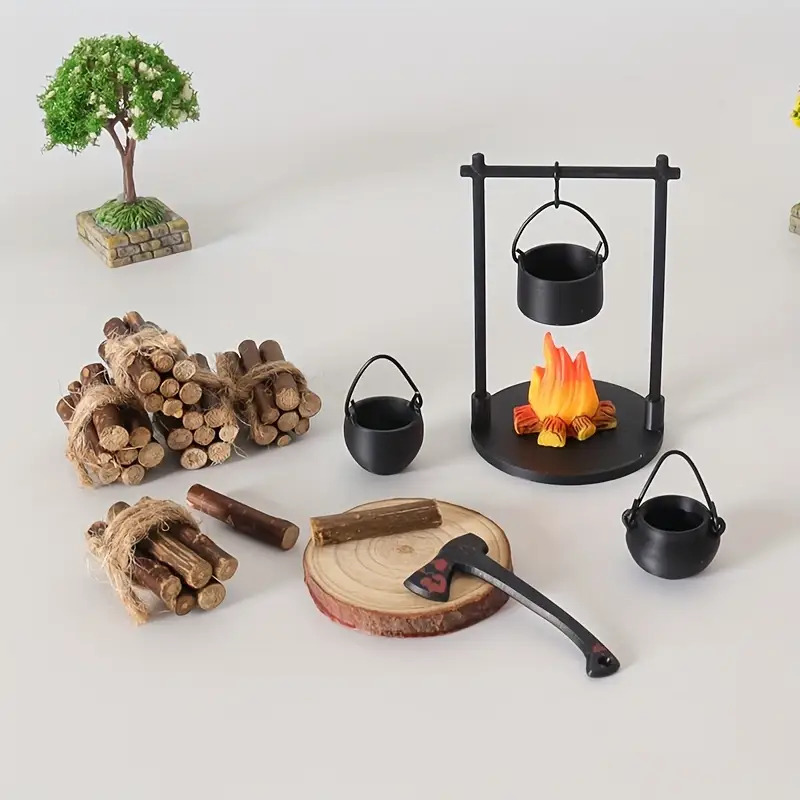 미니 캠프파이어 행잉 스토브 냄비 인형집 캠핑 피크닉  - Camping Hanging Cooking Pot 리뷰 및 가격